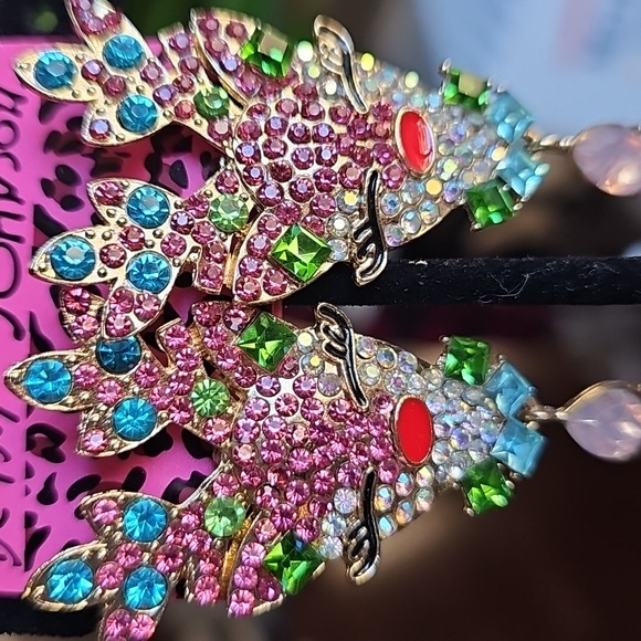 Betsey Johnson Multicolor Statement Earrings - Picture 2 of 4